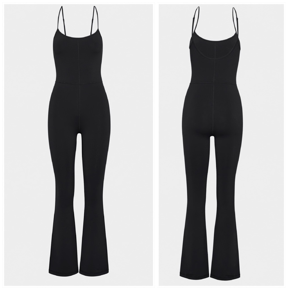 Last One !! Wilfred Free Divinity Kick Flare Jumpsuit in Black XS - Picture 4 of 7